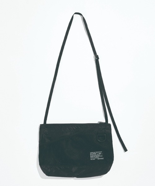 OverLab/オーバーラボ」メッシュサコッシュバッグ（ショルダー
