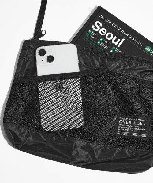 OverLab(オーバーラボ)の「「OverLab/オーバーラボ」メッシュサコッシュバッグ(ショルダーバッグ・メンズ・ブラック/ブルー/オレンジ/ライム・FREE)」の15枚目の写真