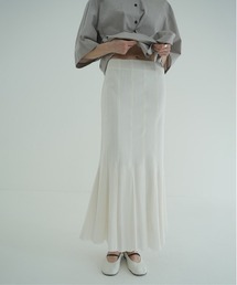 PLEATS MERMAID SKIRT