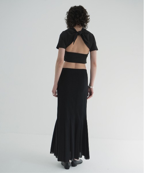 CLANE(クラネ)の「PLEATS MERMAID SKIRT(スカート・レディース・ホワイト/ブラック・0/1/2)」の16枚目の写真