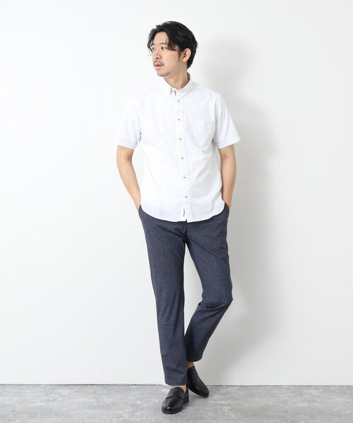 希少 アンヴァレリーアッシュ 長袖シャツ 上質コットン 比翼仕立て XSサイズ ベーシックショート丈シャツブラウス 半袖 全4色[品番