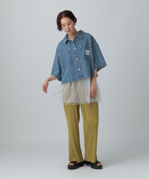 LEPSIM（レプシィム）の「裾アソートレイヤードノースリーブ　414767（タンクトップ・レディース・オフホワイト/ホワイト・TALL/FREE）」の22枚目の写真