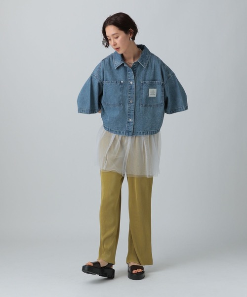 LEPSIM（レプシィム）の「裾アソートレイヤードノースリーブ　414767（タンクトップ・レディース・オフホワイト/ホワイト・TALL/FREE）」の21枚目の写真