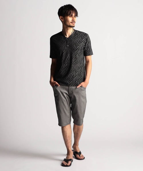 NICOLE CLUB FOR MEN(ニコルクラブフォーメン)の「ガムストレッチ デザインハーフパンツ(その他パンツ・メンズ・チャコール/ブラック系1/ブラック系2/ホワイト系・SMALL/MEDIUM/LARGE/X-LARGE)」の19枚目の写真