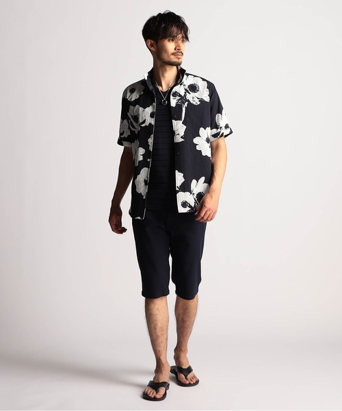 NICOLE CLUB FOR MEN(ニコルクラブフォーメン)の「ガムストレッチ デザインハーフパンツ(その他パンツ・メンズ・チャコール/ブラック系1/ブラック系2/ホワイト系・SMALL/MEDIUM/LARGE/X-LARGE)」の5枚目の写真