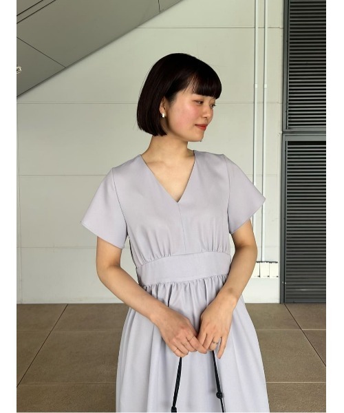 ESTNATION（エストネーション）の「ESTNATION / ティアードギャザーワンピース《EXCLUSIVE》（ワンピース・レディース・ライトブルー/ブラック・36/38）」の19枚目の写真
