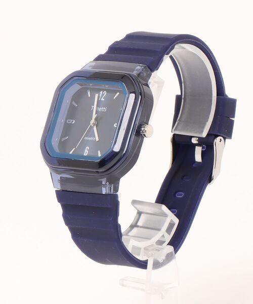 ammy.（エイミードット）の「【 ammy. / エイミードット 】 クリアカラー スクエアフェイス ウォッチ / 腕時計（アナログ腕時計・レディース・ベージュ/ホワイト/ダークブラウン/ブラック/ネイビー・FREE）」の18枚目の写真