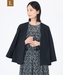 TRANS WORK ノーカラジャケットスーツ サイズ40 グレー TRANS WORK ノーカラジャケットスーツ サイズ40 グレー