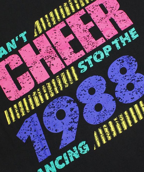 CHEER(チアー)の「カラフルかすれプリントBIGTEE(Tシャツ/カットソー・レディース・ホワイト/ブラック・S/M)」の10枚目の写真