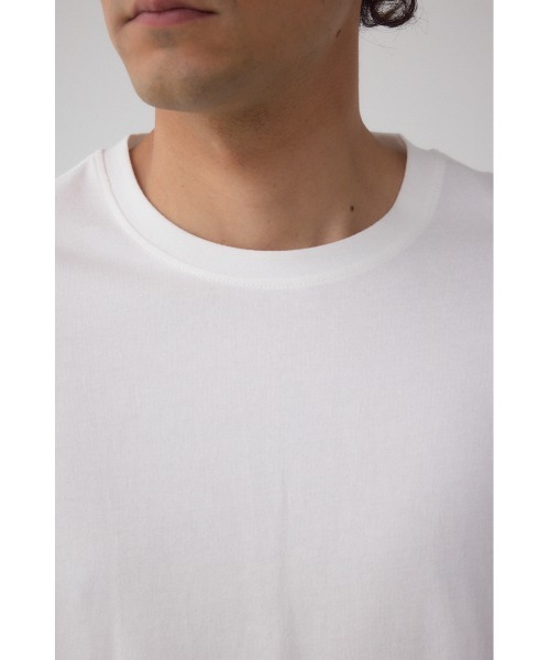 AZUL by moussy(アズールバイマウジー)の「楊柳レイヤードTシャツ(Tシャツ/カットソー・メンズ・グレー/ブラック/ホワイト・MEDIUM/LARGE)」の10枚目の写真