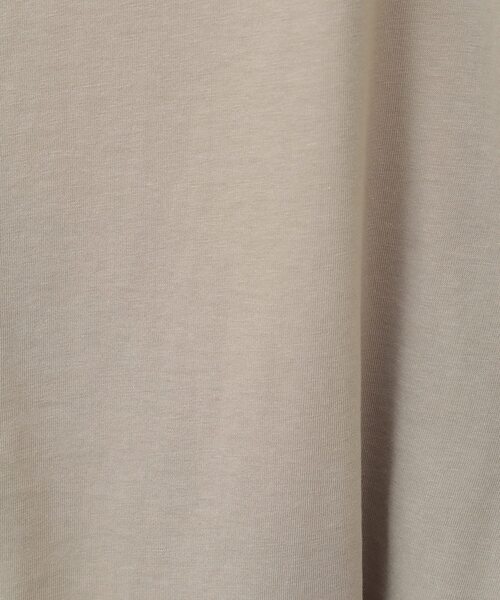 SOFFITTO(ソフィット)の「【COOL TOUCH接触冷感】USAコットン裾タックプルオーバー(取り扱い店舗限定)(Tシャツ/カットソー・レディース・グレイッシュベージュ/オフホワイト/ライトカーキ/ブラック・FREE)」の9枚目の写真