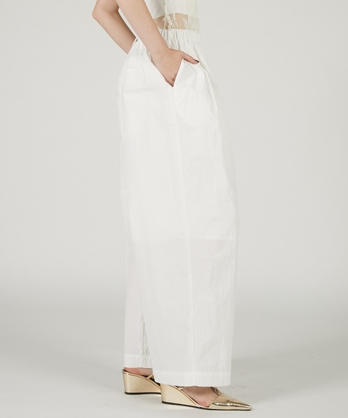 PRANK PROJECT(プランクプロジェクト)の「ワイドギャザーパンツ / Wide Gathered Pants(その他パンツ・レディース・ブラック/ホワイト/ピンク・36/38)」の14枚目の写真