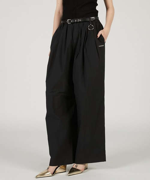 Schott ブラック ワイドパンツ 新品未使用 ワイドギャザーパンツ / Wide Gathered Pants（その他パンツ