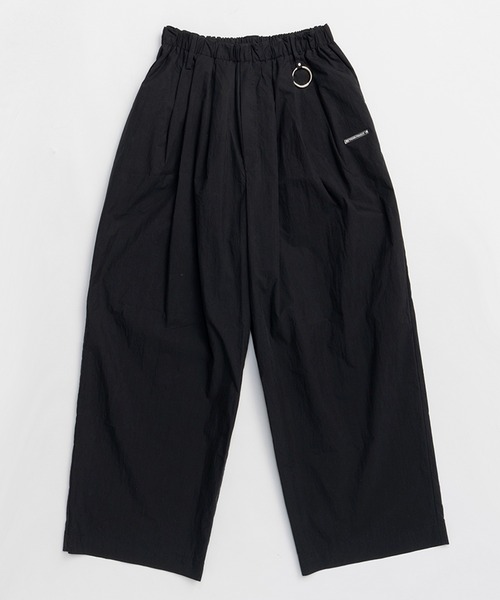美品◎PRANK PROJECT プランクプロジェクト バイカーパンツ 黒 ワイドギャザーパンツ / Wide Gathered Pants（その他パンツ