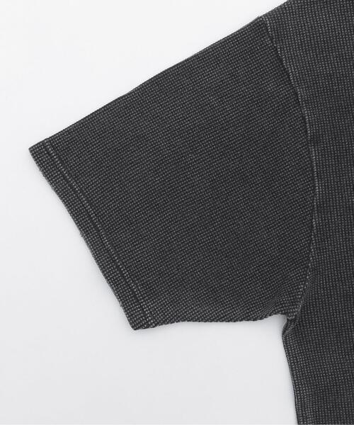 SHORT ROUND(ショートラウンド)の「SHORT ROUND/ブリーチワッフルダメージグラフィックT(Tシャツ/カットソー・メンズ・ブラウン/スミクロ・MEDIUM/LARGE)」の14枚目の写真