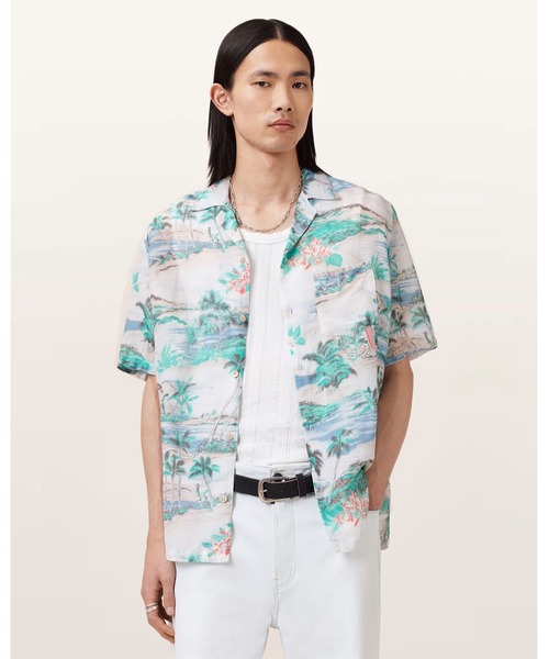 BIARRITZ короткая рукавная рубашка с принтом — BIARRITZ Short Sleeve Printed Shirt
