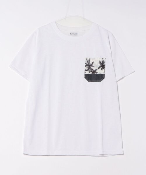 Kahiko(カヒコ)の「【Kahiko】フーラリメンズTシャツ(Tシャツ/カットソー・メンズ・ホワイト/ブラック/カーキ/ベージュ・FREE)」の1枚目の写真
