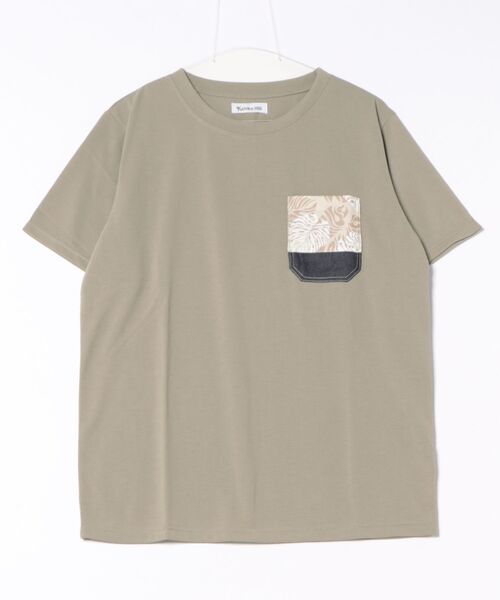 Kahiko(カヒコ)の「【Kahiko】フーラリメンズTシャツ(Tシャツ/カットソー・メンズ・ホワイト/ブラック/カーキ/ベージュ・FREE)」の4枚目の写真