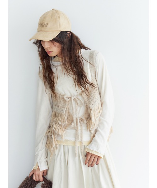 Ungrid（アングリッド）の「マルチウェイフリンジデザインニットビスチェ（ニット/セーター・レディース・ブルー/ブラック/アイボリー・FREE）」の18枚目の写真