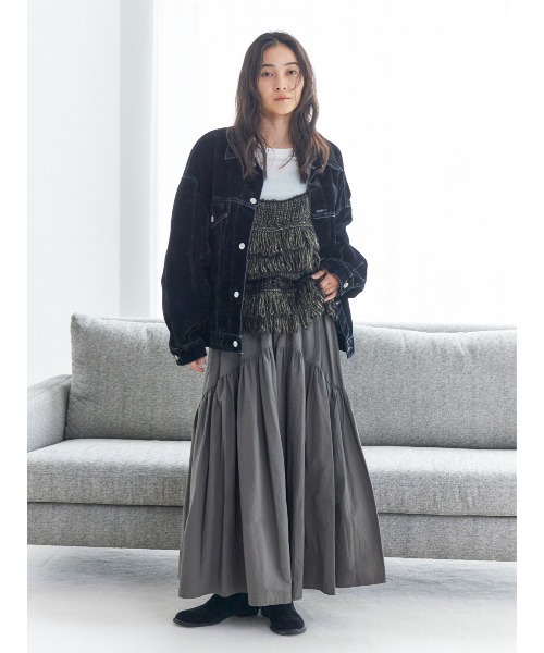 Ungrid（アングリッド）の「マルチウェイフリンジデザインニットビスチェ（ニット/セーター・レディース・ブルー/ブラック/アイボリー・FREE）」の21枚目の写真