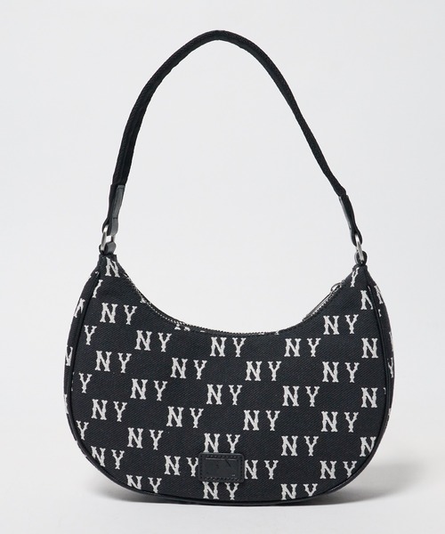 韓国 大人気 【MLB】クラシック モノグラム ハボバッグ MLB Korea Classic monogram HoboBag armpit bag Tote shoulder