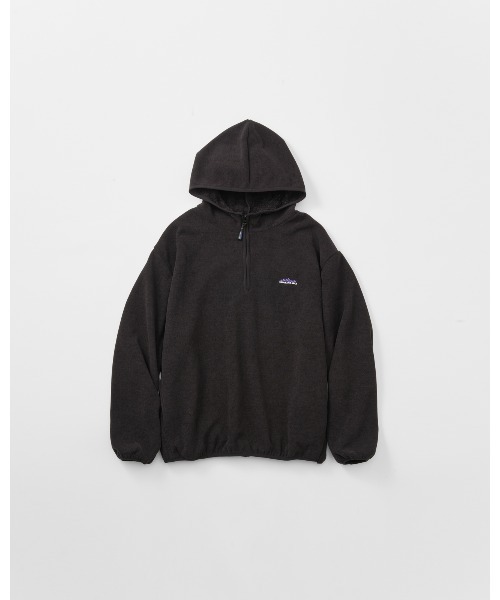 THOUSAND MILE(サウザンドマイル)の「【THOUSAND MILE】KNIT FLEECE HALF ZIP PARKER/ニットフリース ハーフジップパーカー(パーカー・メンズ・チャコールグレー/ライトベージュ/ブラック/オフホワイト/ボルドー・XL/M/S/L/XS)」の3枚目の写真