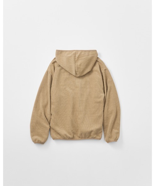 THOUSAND MILE(サウザンドマイル)の「【THOUSAND MILE】KNIT FLEECE HALF ZIP PARKER/ニットフリース ハーフジップパーカー(パーカー・メンズ・チャコールグレー/ライトベージュ/ブラック/オフホワイト/ボルドー・XL/M/S/L/XS)」の6枚目の写真