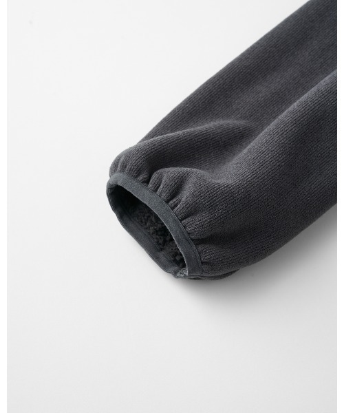 THOUSAND MILE(サウザンドマイル)の「【THOUSAND MILE】KNIT FLEECE HALF ZIP PARKER/ニットフリース ハーフジップパーカー(パーカー・メンズ・チャコールグレー/ライトベージュ/ブラック/オフホワイト/ボルドー・XL/M/S/L/XS)」の12枚目の写真