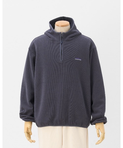 THOUSAND MILE(サウザンドマイル)の「【THOUSAND MILE】KNIT FLEECE HALF ZIP PARKER/ニットフリース ハーフジップパーカー(パーカー・メンズ・チャコールグレー/ライトベージュ/ブラック/オフホワイト/ボルドー・XL/M/S/L/XS)」の13枚目の写真