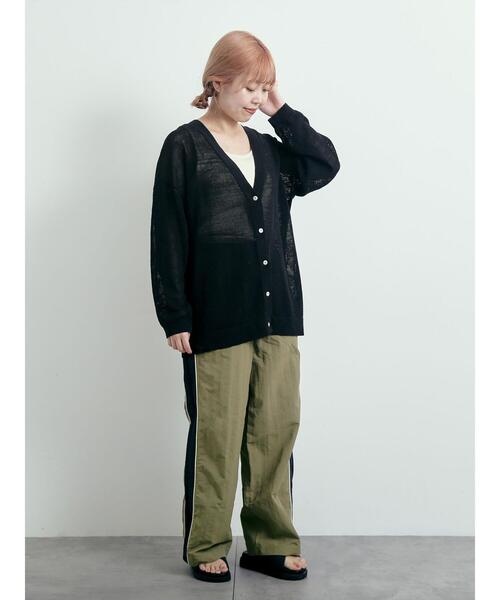 LGB サイドメッシュライン　サルエルパンツ LGB サイドメッシュラインサルエルパンツ