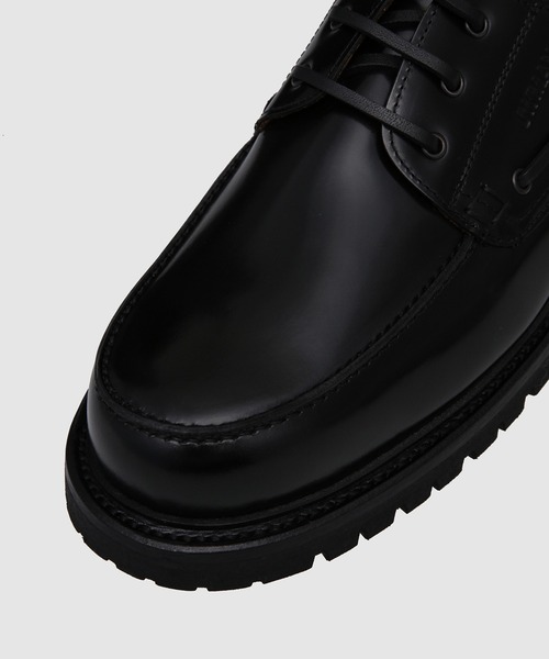 beauty&youth デッキシューズ モカシン レザー ブラック 27.5 CLARKS＞ワラビー レザー ゴアテックス シューズ