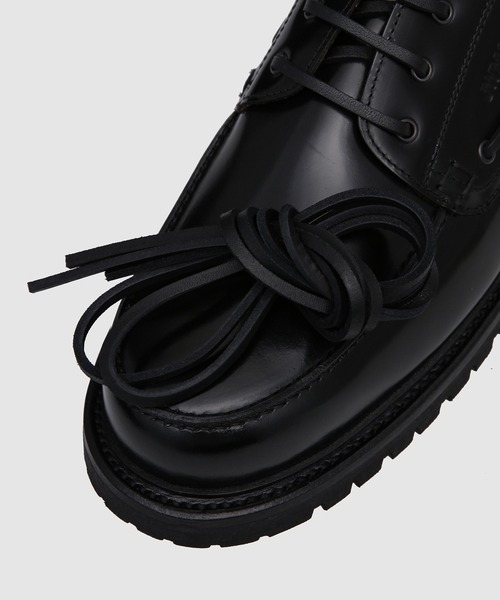 HEINRICH DINKELACKER」W-NAME MOCCASHINS BLACK（モカシン