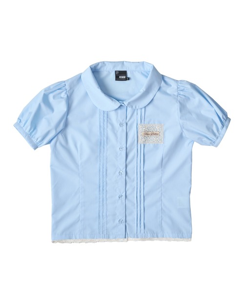 FCMM【日本限定】TAG BLOUSE タグブラウス ライトブルー S試着のみ 日本限定】TAG BLOUSE / タグブラウス（シャツ/ブラウス）｜FCMM