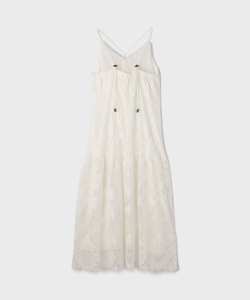 セール】ロゴ刺繍レースワンピース（ワンピース）｜Diagram