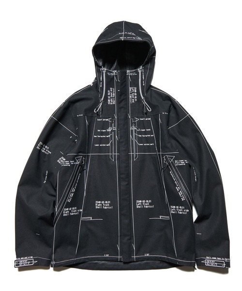 uniform experiment マウンテンパーカー MAP-OUT 3LAYER MOUNTAIN PARKA（マウンテンパーカー）｜uniform
