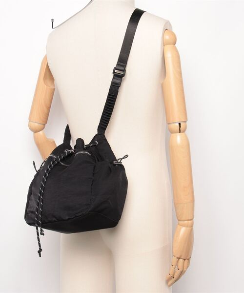 UNISEX》Nylon Drawstring Bag/ナイロンドローストリングバッグ