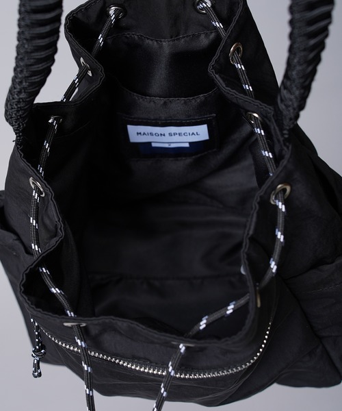UNISEX》Nylon Drawstring Bag/ナイロンドローストリングバッグ