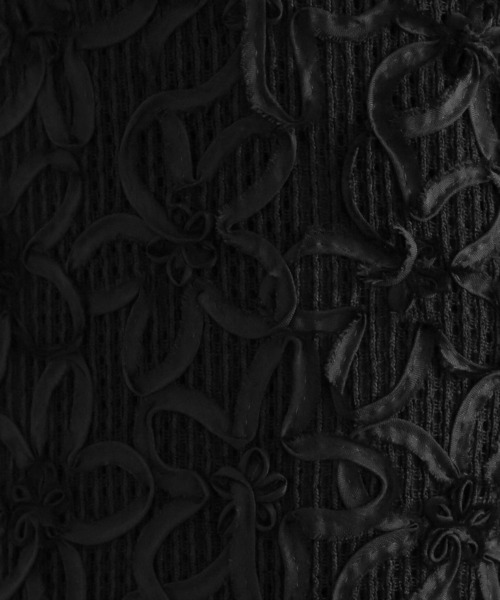 RAGEBLUE（レイジブルー）の「〈セットアップ対応〉フラワーメッシュIラインスカート（スカート・レディース・ブラック・FREE）」の17枚目の写真