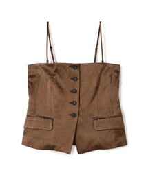 ブロッキングツイード ハーフスリーブプルオーバー（その他