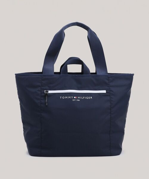 TOMMY HILFIGER(トミーヒルフィガー)の「TOMMY HILFIGER GOLF シグネチャートートバッグ(ショルダーバッグ・メンズ・ネイビー・FREE)」の1枚目の写真
