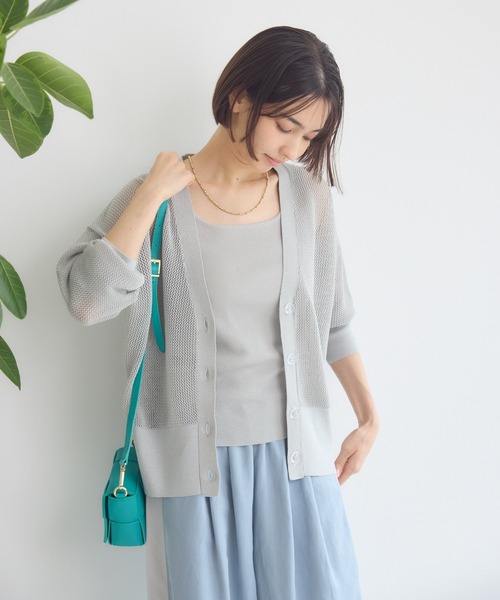 KATHARINE ROSS(キャサリンロス)の「【KATHARINE ROSS】きらめきニットアンサンブル(アンサンブル・レディース・イエロー/ライトグレー/ネイビー・MEDIUM)」の10枚目の写真