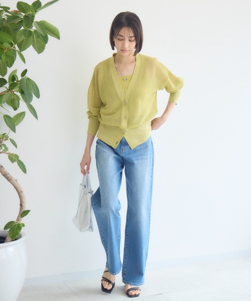 KATHARINE ROSS(キャサリンロス)の「【KATHARINE ROSS】きらめきニットアンサンブル(アンサンブル・レディース・イエロー/ライトグレー/ネイビー・MEDIUM)」の19枚目の写真