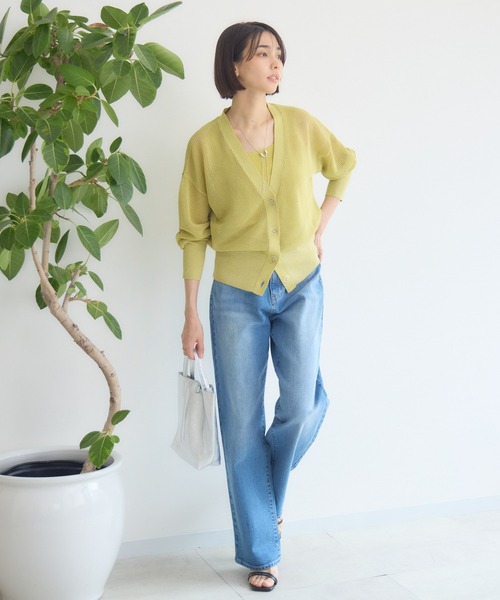 KATHARINE ROSS(キャサリンロス)の「【KATHARINE ROSS】きらめきニットアンサンブル(アンサンブル・レディース・イエロー/ライトグレー/ネイビー・MEDIUM)」の20枚目の写真