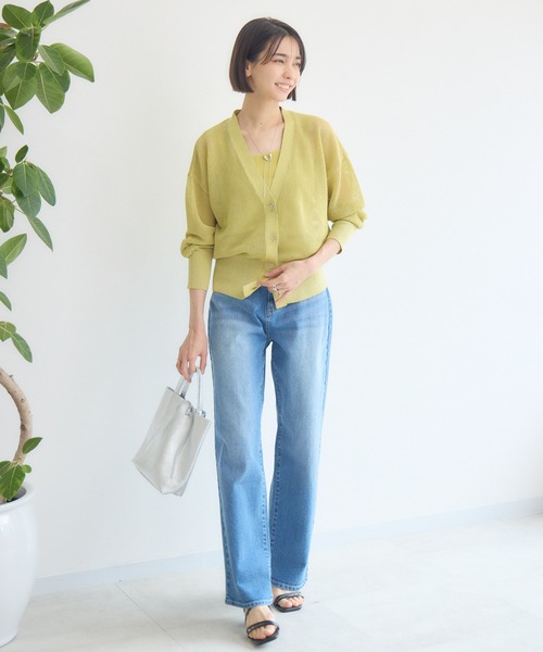 KATHARINE ROSS(キャサリンロス)の「【KATHARINE ROSS】きらめきニットアンサンブル(アンサンブル・レディース・イエロー/ライトグレー/ネイビー・MEDIUM)」の21枚目の写真