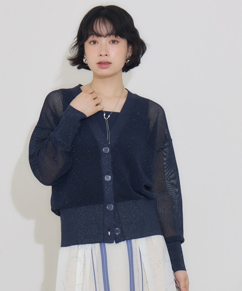 KATHARINE ROSS(キャサリンロス)の「【KATHARINE ROSS】きらめきニットアンサンブル(アンサンブル・レディース・イエロー/ライトグレー/ネイビー・MEDIUM)」の15枚目の写真