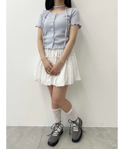 PHILLY(フィリー)の「《2点セット》チョーカーセットサマーカーディガン(カーディガン/ボレロ・レディース・アイボリー/グレー/サックスブルー・FREE)」の22枚目の写真