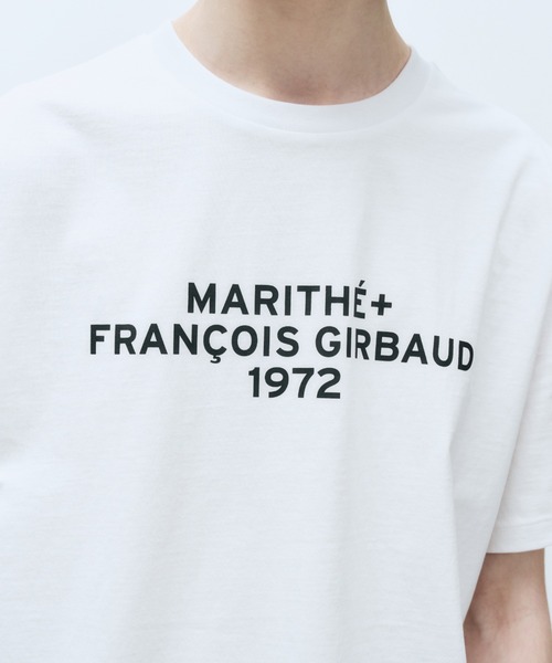 LETTERING LOGO OVERSIZED TEE（Tシャツ/カットソー）｜MARITHE