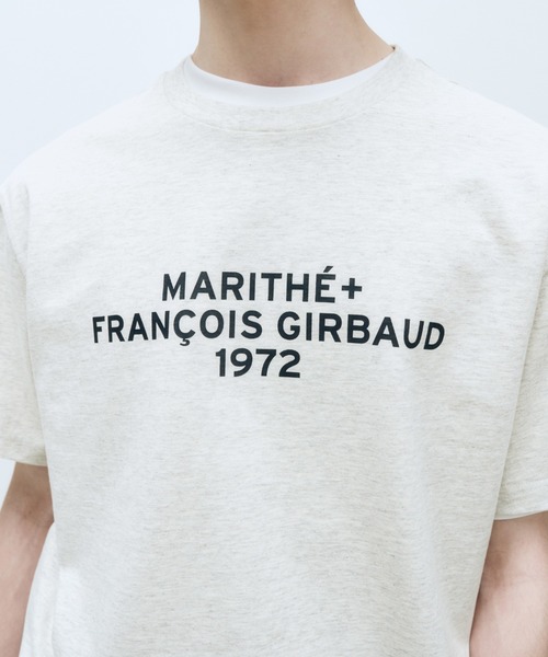 LETTERING LOGO OVERSIZED TEE（Tシャツ/カットソー）｜MARITHE