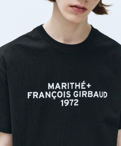 LETTERING LOGO OVERSIZED TEE（Tシャツ/カットソー）｜MARITHE