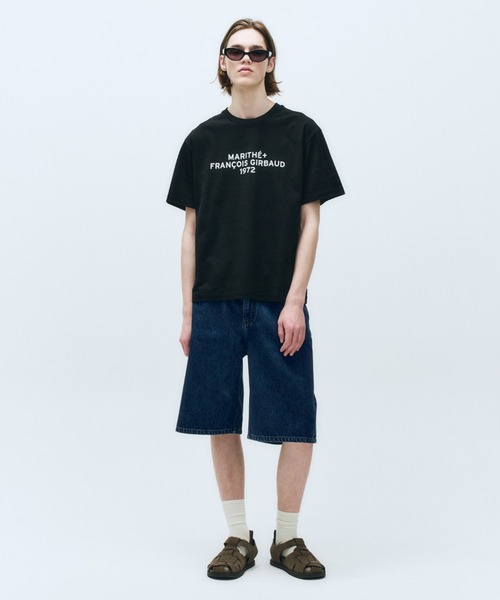 LETTERING LOGO OVERSIZED TEE（Tシャツ/カットソー）｜MARITHE